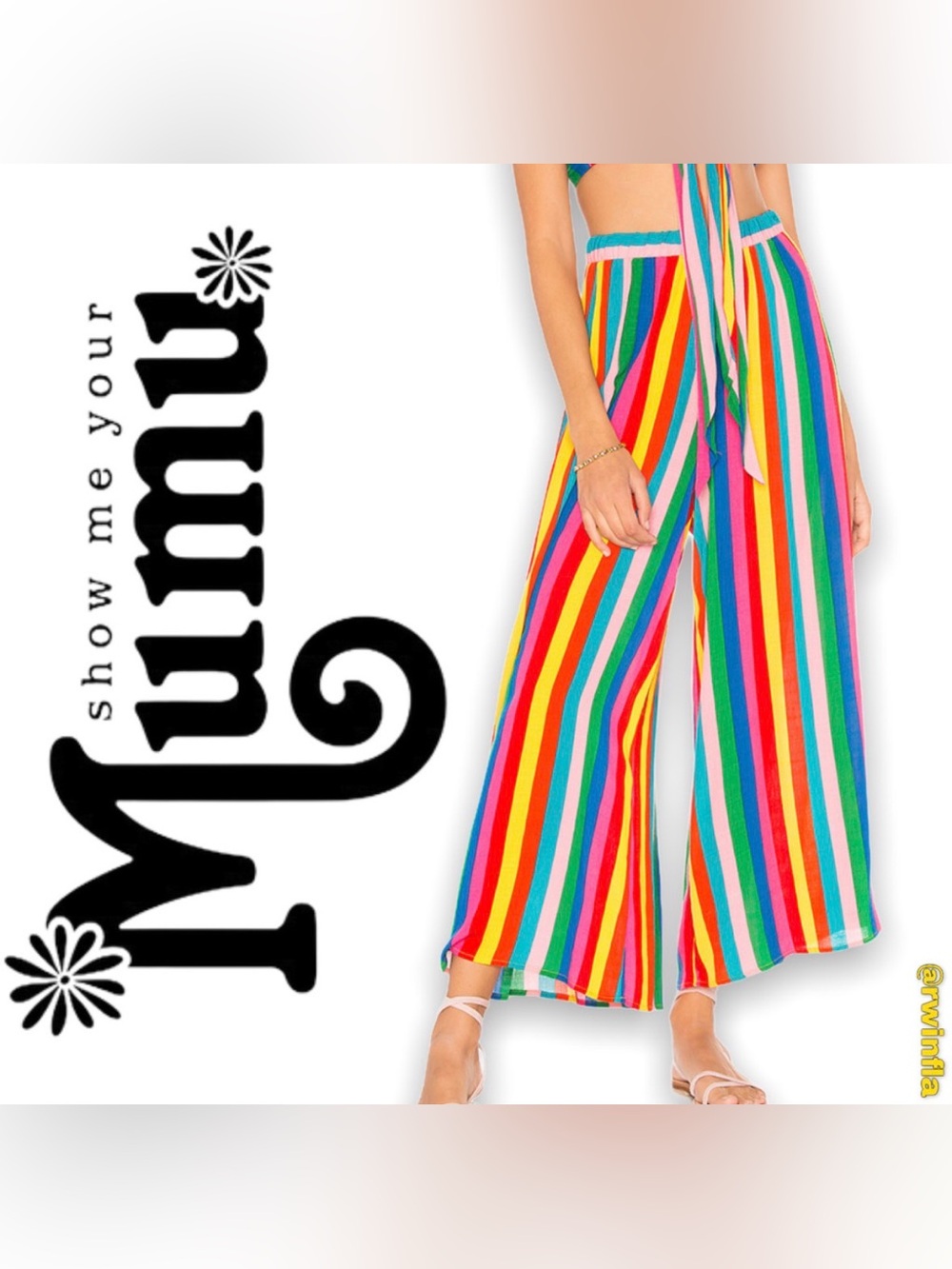 SMYM Explorer Pants Wide Leg Cruise Summer Striped